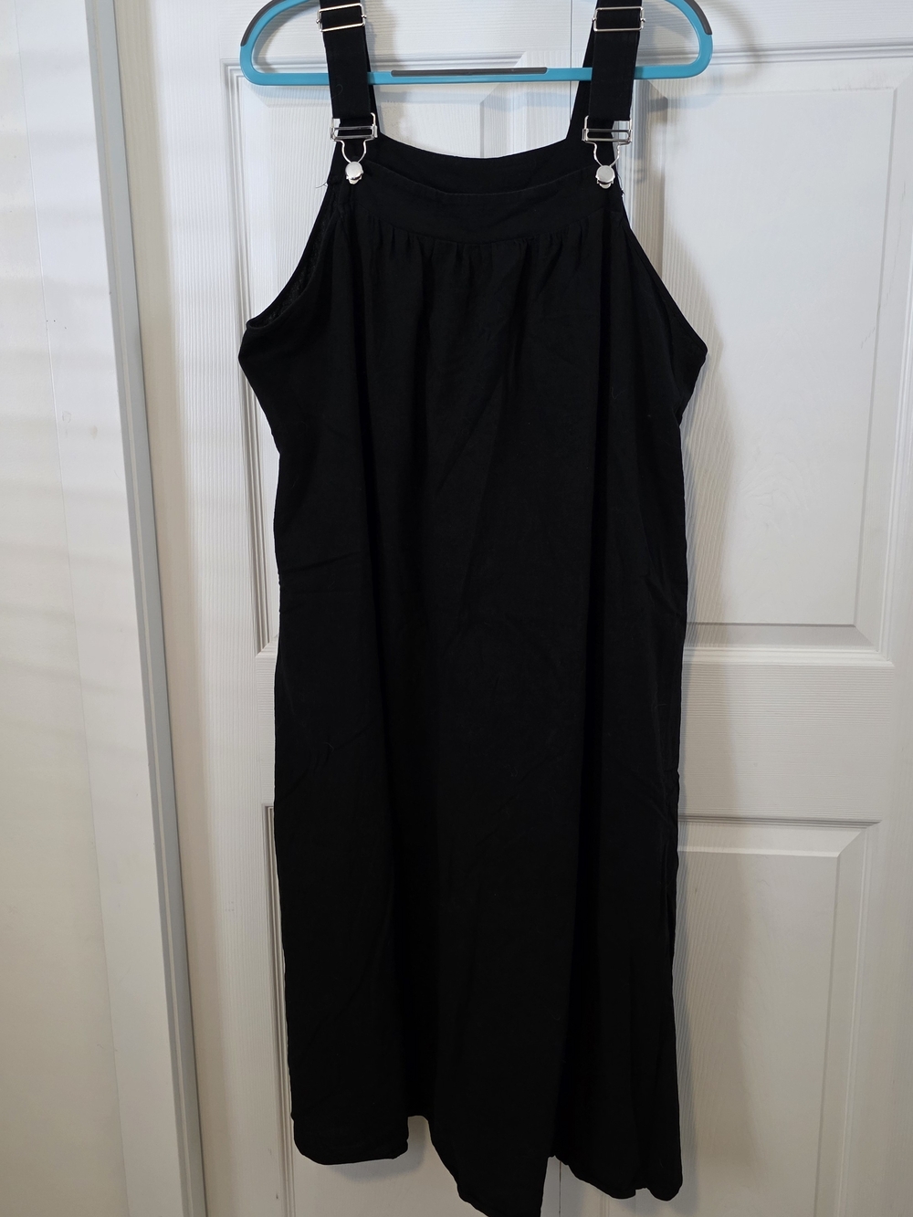 BloomChic Black Plus-Size Pinafore Maxi Dress - Picture 4 of 8